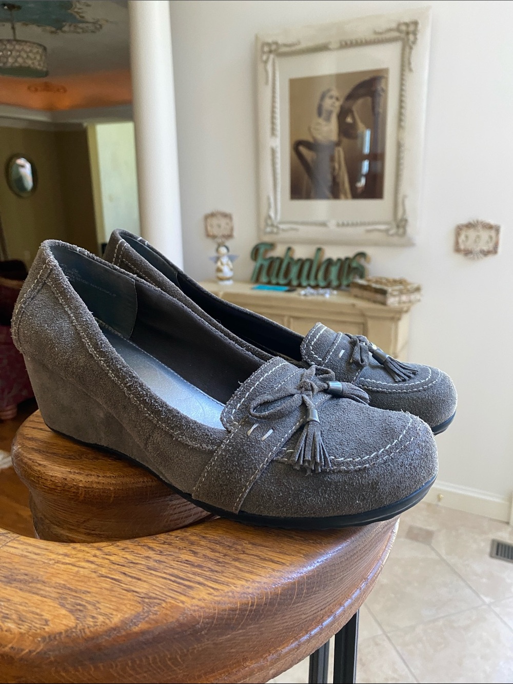KELLY & KATIE Janna Wedge Shoes